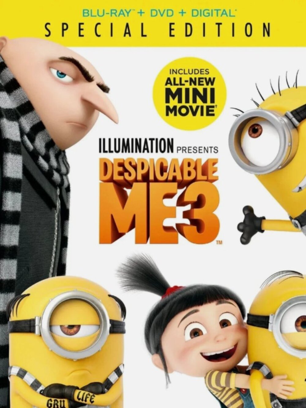 [New, Unopened] Despicable Me 3 - Special Edition (Blu-Ray + DVD + Digital)